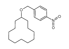 cyclododecyl (p-nitro)benzyl ether Structure