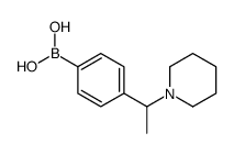 {4-[1-(1-Piperidinyl)ethyl]phenyl}boronic acid Structure
