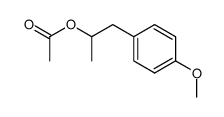 1-(4-methoxyphenyl)propan-2-yl acetate结构式