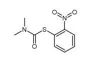 S-(2-nitrophenyl)-N,N-dimethylcarbamothioate Structure