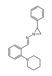 N-(2-(piperidin-1-yl)benzylidene)-2-phenylaziridin-1-amine结构式