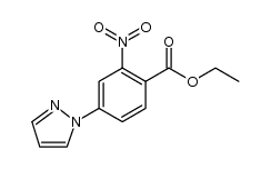 2-硝基-4-(1-吡唑基)苯甲酸乙酯图片