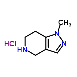 1-甲基-4,5,6,7-四氢-1H-吡唑并[4,3-c]吡啶盐酸盐结构式