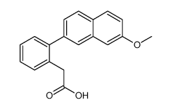 2-(7-methoxynaphthalen-2-yl)phenylacetic acid结构式
