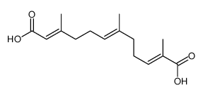 2,6,10-trimethyldodeca-2,6,10-trienedioic acid Structure
