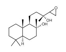 (13R,14RS)-14,15-epoxylabdane-8,13-diol结构式