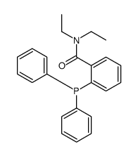 2-diphenylphosphanyl-N,N-diethylbenzamide结构式