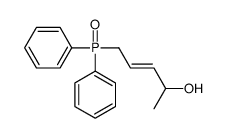 5-diphenylphosphorylpent-3-en-2-ol结构式