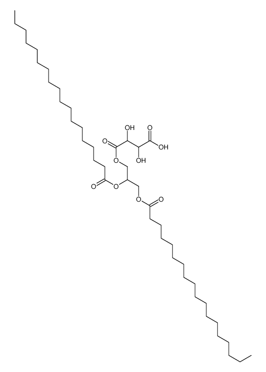 4-[2,3-di(octadecanoyloxy)propoxy]-2,3-dihydroxy-4-oxobutanoic acid结构式