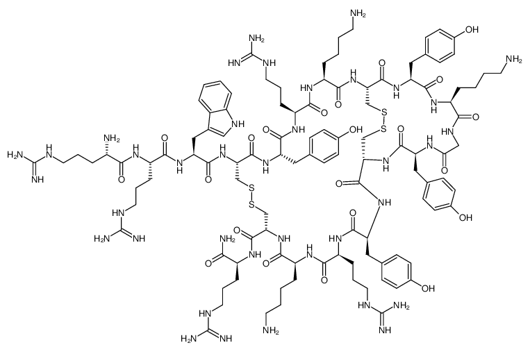 (Tyr5.12,Lys7)-Polyphemusin II结构式