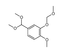 1-methoxy-2-(methoxymethoxy)-4-(dimethoxymethyl)benzene结构式