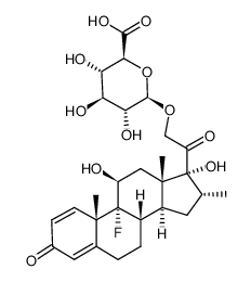 Dexamethasone b-D-Glucuronide结构式