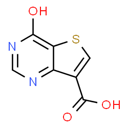 4-氧代-3,4-二氢噻吩并[3,2-d]嘧啶-7-羧酸结构式