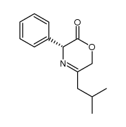 5-(2-methylpropyl)-3R-phenyl-3,6-dihydro-[1,4]oxazin-2-one结构式