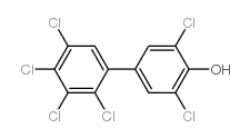 4-Hydroxy-2',3,3',4',5,5'-hexachlorobiphenyl Structure
