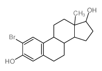 2-溴雌二醇结构式