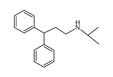 N-isopropyl-3,3-diphenylpropan-1-amine Structure