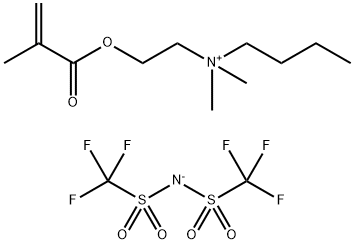 N-[2-(甲基丙烯酰氧基)乙基]-N,N-二甲基丁-1-铵双(三氟甲磺酰)亚胺图片