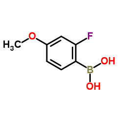 2-氟-4-甲氧基苯硼酸结构式