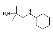 N1-环己基-2-甲基-1,2-丙烷二胺结构式