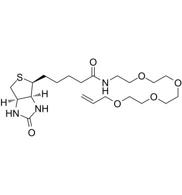 Biotin-PEG4-allyl结构式