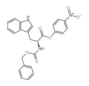 4-硝基苯基((苄氧基)羰基)-L-色氨酸结构式