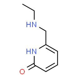6-((乙基氨基)甲基)吡啶-2(1H)-酮结构式