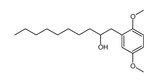 1,4-Dimethoxy-2-(2-hydroxydecyl)benzene Structure
