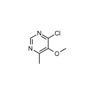 4-氯-5-甲氧基-6-甲基嘧啶结构式