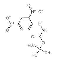 2,4-二硝基苯氧基氨基甲酸叔丁酯结构式