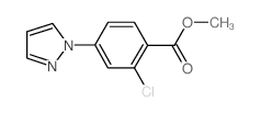 METHYL 2-CHLORO-4-(1H-PYRAZOL-1-YL)BENZENECARBOXYLATE picture