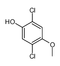 2,5-Dichloro-4-methoxyphenol结构式