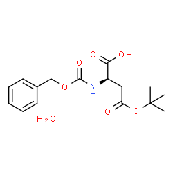 Z-D-Asp(OtBu)-OH结构式