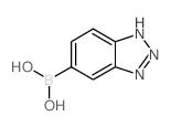 (1H-苯并[d][1,2,3]三氮唑-5-基)硼酸结构式