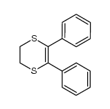 5,6-diphenyl-2,3-dihydro-1,4-dithiine结构式