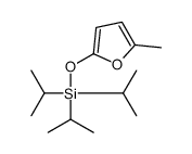 (5-methylfuran-2-yl)oxy-tri(propan-2-yl)silane Structure