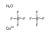Copper(II) tetrafluoroborate hydrate Structure