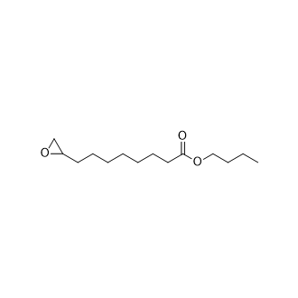 8-(环氧乙烷-2-基)辛酸丁酯结构式