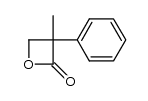 3-methyl-3-phenyloxetan-2-one结构式