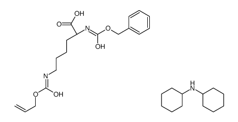 Z-赖氨酸(Aloc)-OHDCHA结构式