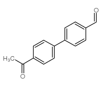 4′-乙酰基联苯-4-甲醛结构式