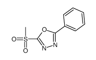 2-甲砜基-5-苯基-1,3,4-二唑结构式