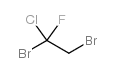 1,2-二溴-1-氯-1-氟乙烷结构式