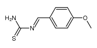 1-(4-methoxybenzylidene)thiourea结构式