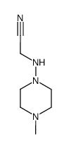 Acetonitrile, [(4-methyl-1-piperazinyl)amino]- (8CI) Structure