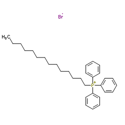 Triphenyl(tetradecyl)phosphonium bromide Structure