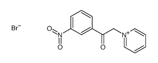 1-(3-nitrophenyl)-2-pyridin-1-ium-1-ylethanone,bromide结构式