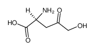 2-amino-5-hydroxy-4-oxopentanoic acid Structure
