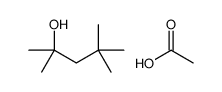 acetic acid,2,4,4-trimethylpentan-2-ol结构式