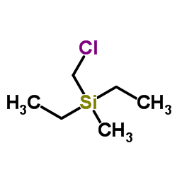 (Chloromethyl)(diethyl)methylsilane Structure